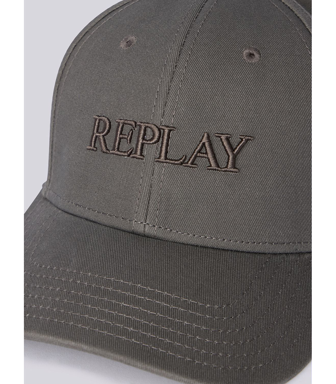 ロゴ刺しゅう入りダメージCAP 詳細画像 グレー 3